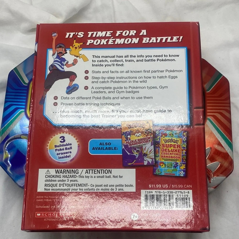 Pokemon Training Manual & Tin Set